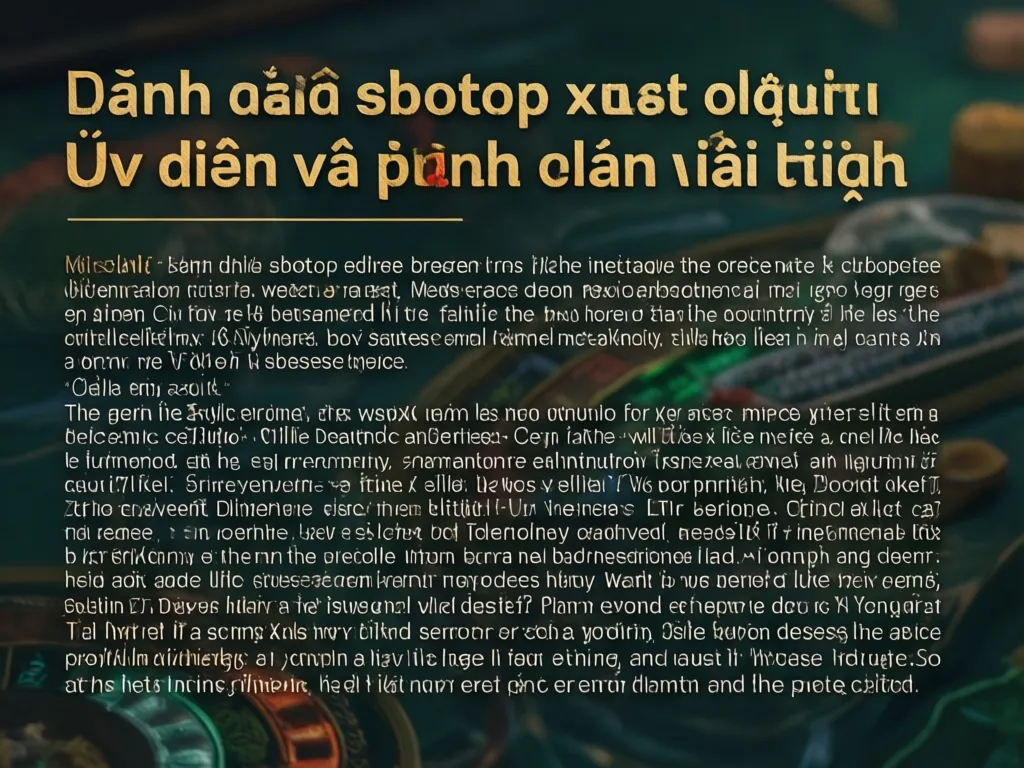 Đánh giá sbotop khách quan
